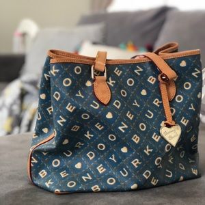 Blue Dooney and Bourke designer purse